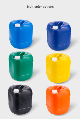 25L kwadratowy plastikowy pojemnik HDPE Plastikowe beczki HDPE dla przemysłu chemicznego