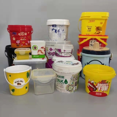 Plastikowe wiadro do żywności o pojemności 20 litrów Różne kolory Rozmiary z pokrywką