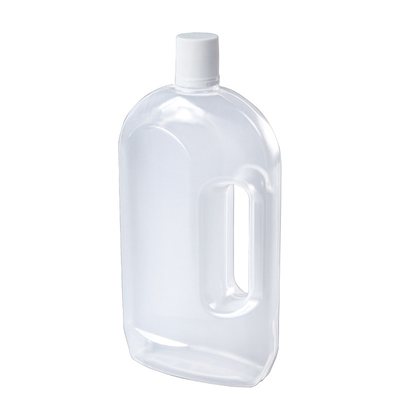 Półprzezroczysta plastikowa butelka 1,2 l z uchwytem