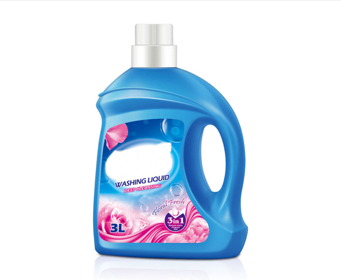 Płyn do czyszczenia 3L Plastikowa butelka HDPE wielokrotnego użytku Pusta do wody Detergenty w płynach