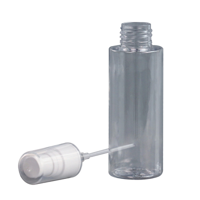 Przezroczysta butelka z rozpylaczem PET 18 mm 100 ml z dyszą 13 g