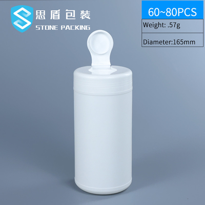 Matowy plastikowy pojemnik HDPE 750 ml Otwarty górny bęben HDPE