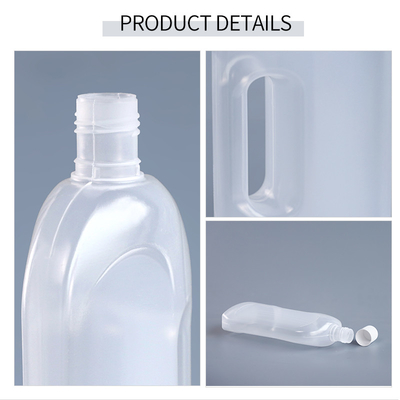 Półprzezroczysta plastikowa butelka 1,2 l z uchwytem