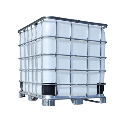 HDPE Metalowy kwadratowy zbiornik chemiczny o pojemności 1000 litrów Masa tara 56 kg