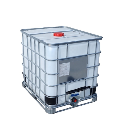 HDPE Metalowy kwadratowy zbiornik chemiczny o pojemności 1000 litrów Masa tara 56 kg